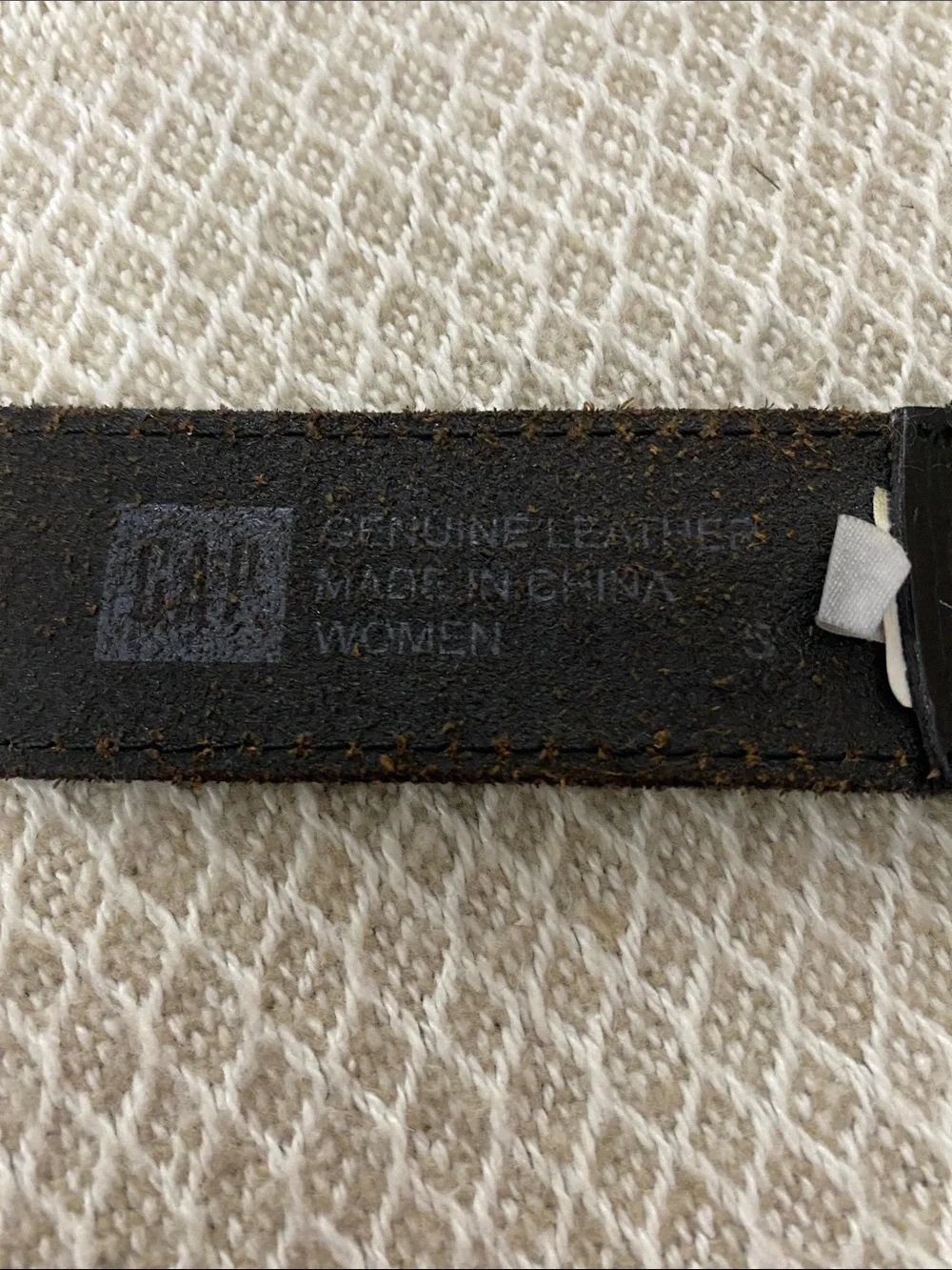 GAP Black Studded Leather Women's Belt